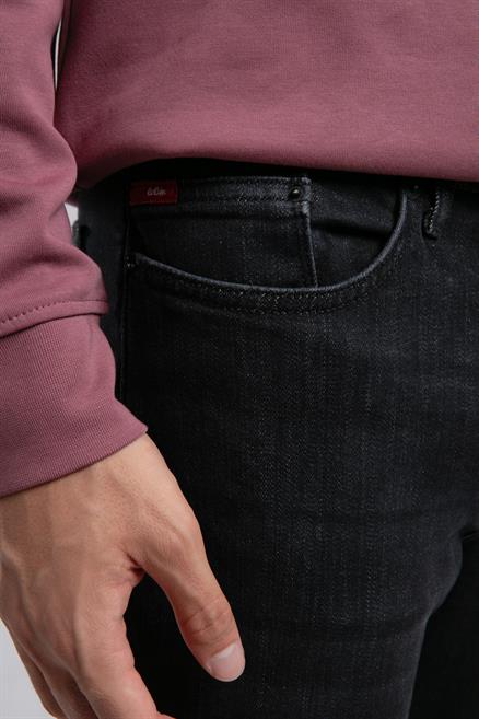 Jack Erkek Slım Dar Kesim Yüksek Bel Dar Paça Jean Pantolon Siyah
