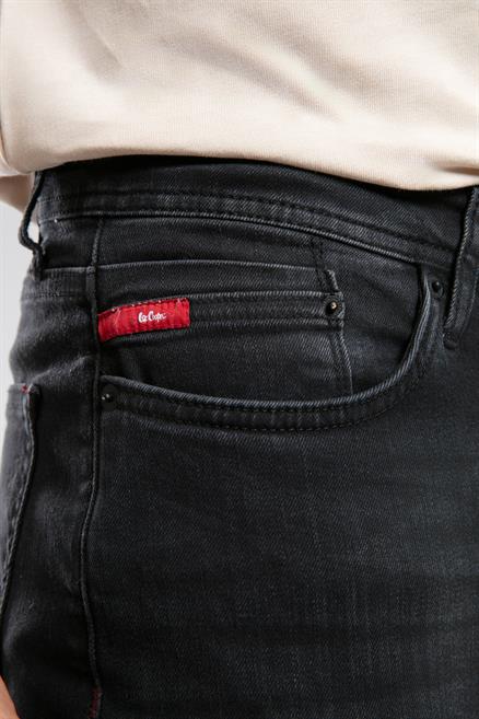 Jack Erkek Slım Dar Kesim Yüksek Bel Dar Paça Jean Pantolon Siyah