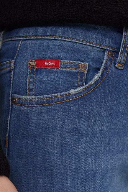 Jacklin Yüksek Bel Dar Kesim Dar Paça Ravelli Kadın Jean Pantolon