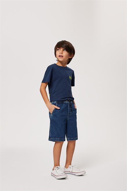 Jadon Erkek Çocuk Jean Şort Denim