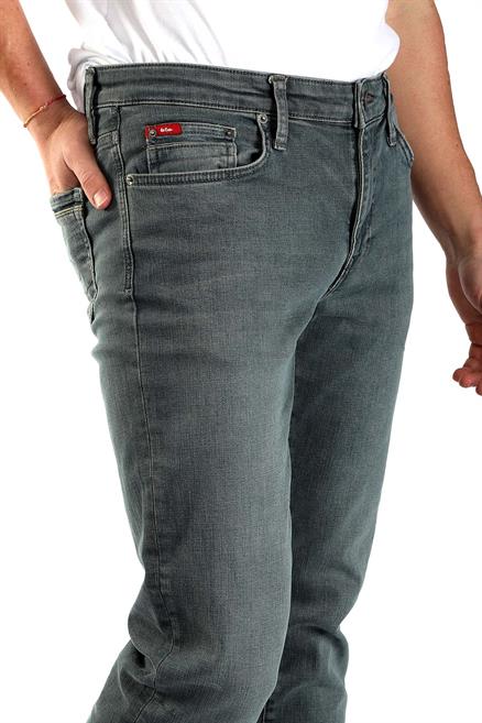 Jagger Erkek Slım Straıght Dar Kesim Normal Bel Düz Paça Jean Pantolon Yeşil