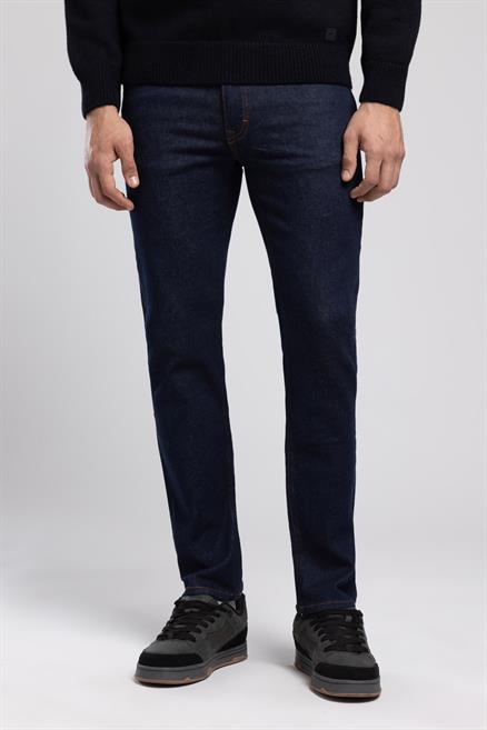 Jagger Erkek Slım Straıght Dar Kesim Normal Bel Düz Paça Jean Pantolon Mavi