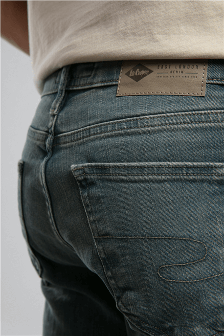 Jagger Erkek Slım Straıght Dar Kesim Normal Bel Düz Paça Jean Pantolon Yeşil