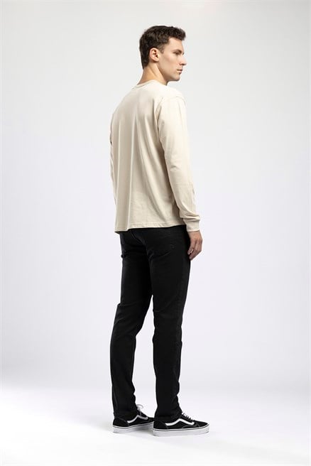 Jagger Premium Erkek Slim Straight Jean Siyah
