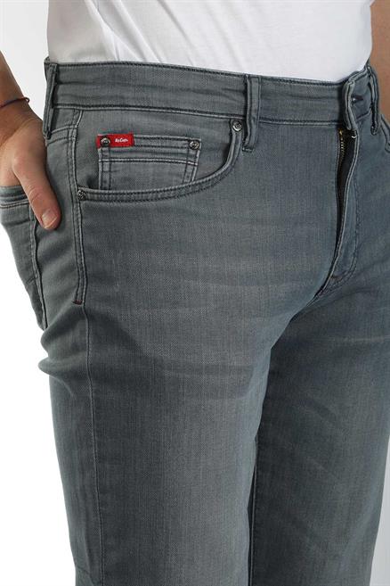 Jagger Erkek Slım Straıght Dar Kesim Normal Bel Düz Paça Jean Pantolon Gri