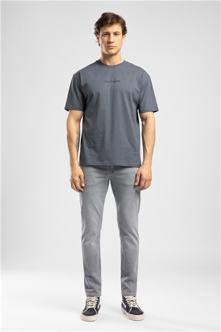 Jagger Erkek Slim Straight Fit Jean Pantolon Gri