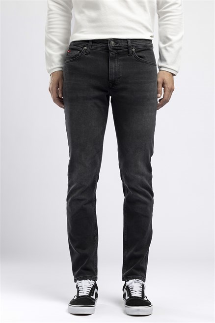 Jagger Erkek Slim Straight Tam Kalıp Jean Siyah