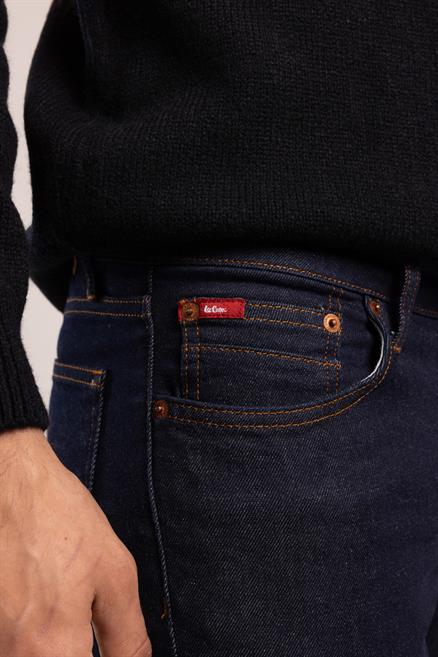 Jagger Erkek Slım Straıght Dar Kesim Normal Bel Düz Paça Jean Pantolon Mavi