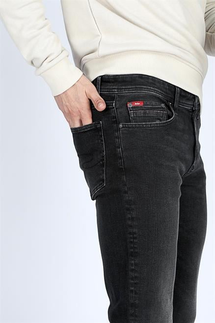 Jagger Erkek Slım Straıght Dar Kesim Normal Bel Düz Paça Jean Pantolon Antrasit