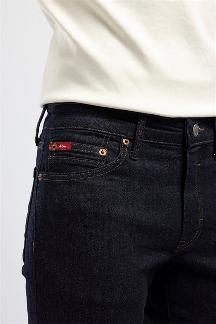 Jagger Erkek Slim Straight Jean Normal Bel Dar Kesim Jean Lacivert