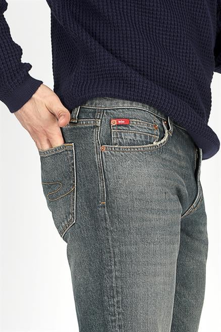 Jagger Erkek Slım Straıght Dar Kesim Normal Bel Düz Paça Jean Pantolon Mavi