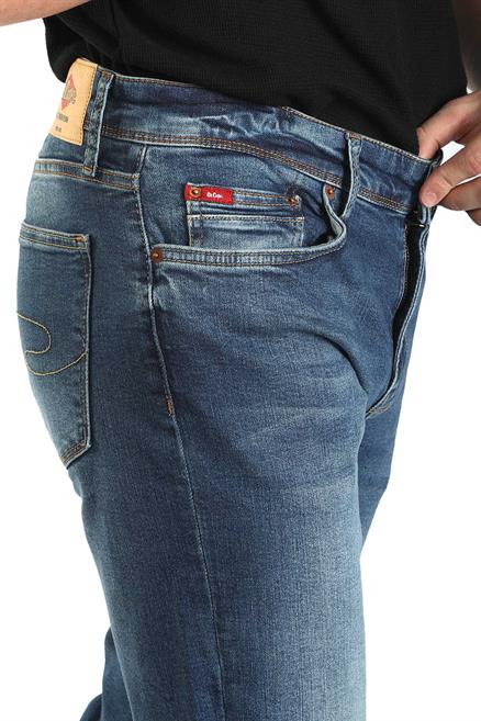 Jagger Erkek Slım Straıght Dar Kesim Normal Bel Düz Paça Jean Pantolon Mavi