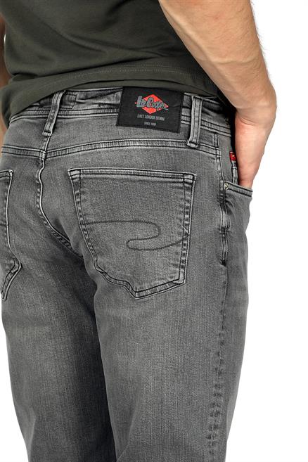 Jagger Erkek Slım Straıght Dar Kesim Normal Bel Düz Paça Jean Pantolon Gri