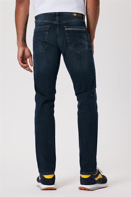 Jagger Erkek Slım Straıght Dar Kesim Normal Bel Düz Paça Jean Pantolon Mavi