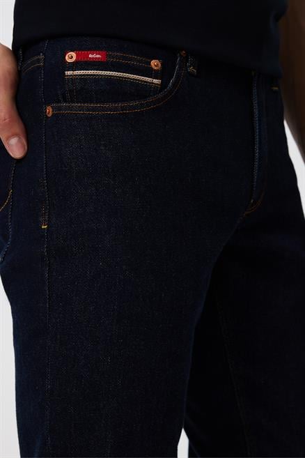 Jagger Erkek Slım Straıght Dar Kesim Normal Bel Düz Paça Jean Pantolon Mavi