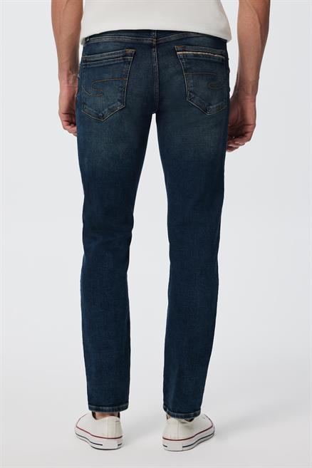 Jagger Erkek Slım Straıght Dar Kesim Normal Bel Düz Paça Jean Pantolon Mavi