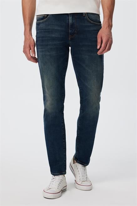 Jagger Erkek Slım Straıght Dar Kesim Normal Bel Düz Paça Jean Pantolon Mavi
