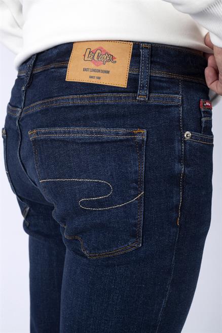 Jagger Erkek Slım Straıght Dar Kesim Normal Bel Düz Paça Jean Pantolon Mavi