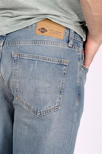 Jagger Erkek Slım Straıght Dar Kesim Normal Bel Düz Paça Jean Pantolon Mavi