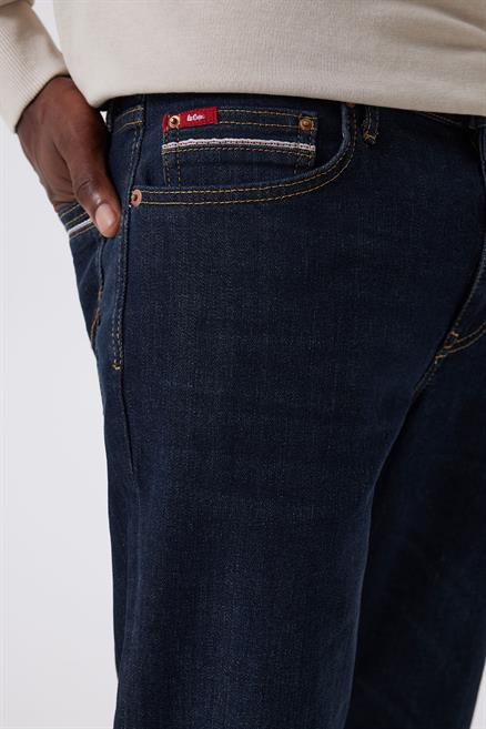 Jagger Erkek Slım Straıght Dar Kesim Normal Bel Düz Paça Jean Pantolon Mavi