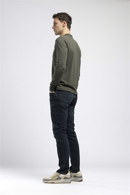 Jagger Erkek Slim Straight Tam Kalıp Jean Mavi