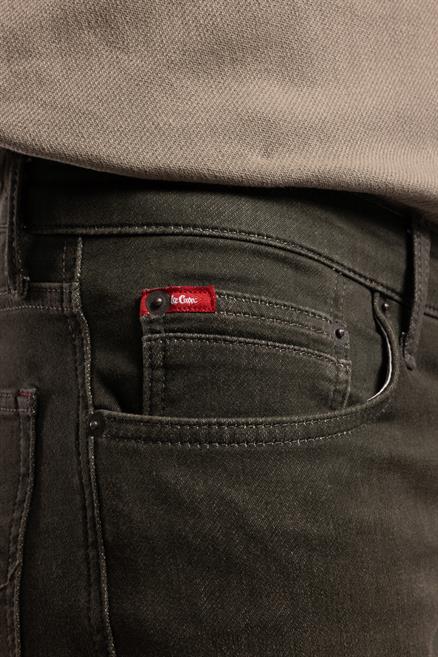 Jagger Erkek Slım Straıght Dar Kesim Normal Bel Düz Paça Jean Pantolon Haki