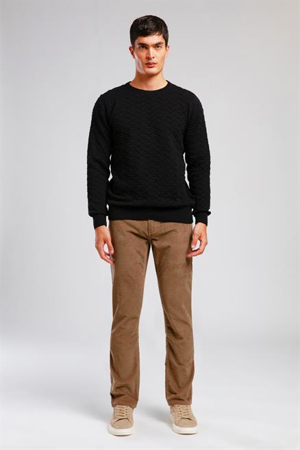 Pierce Normal Bel Dar Kesim Düz Paça Camel Erkek Pantolon