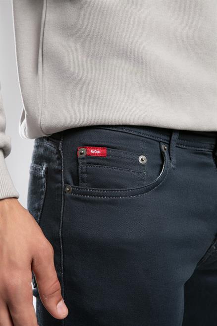 Jagger Erkek Slım Straıght Dar Kesim Normal Bel Düz Paça Jean Pantolon Mavi