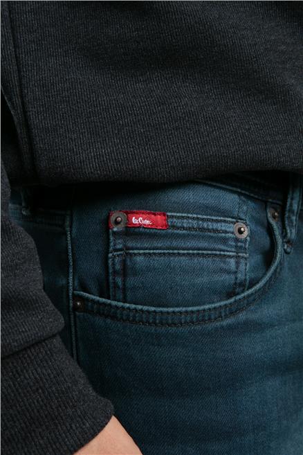 Jagger Erkek Slım Straıght Dar Kesim Normal Bel Düz Paça Jean Pantolon Mavi