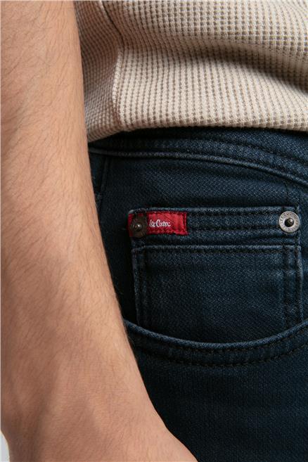 Jagger Erkek Slım Straıght Dar Kesim Normal Bel Düz Paça Jean Pantolon Mavi