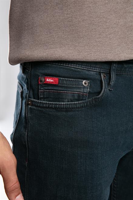 Jagger Erkek Slım Straıght Dar Kesim Normal Bel Düz Paça Jean Pantolon Yeşil