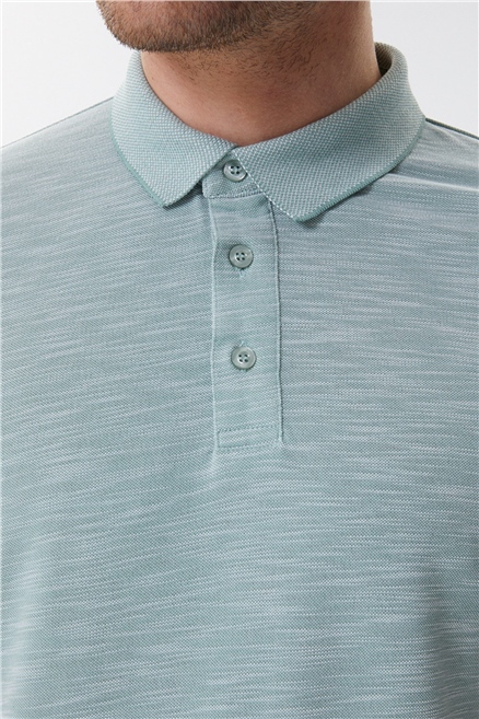 Jake Erkek Polo Yaka T-Shirt Pastel Yeşili