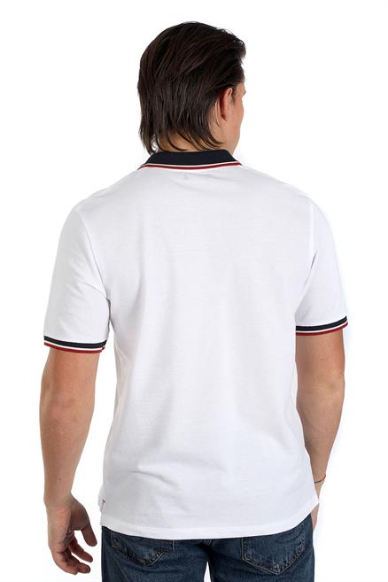 Jasec Erkek Pike Polo Yaka T-Shirt Beyaz
