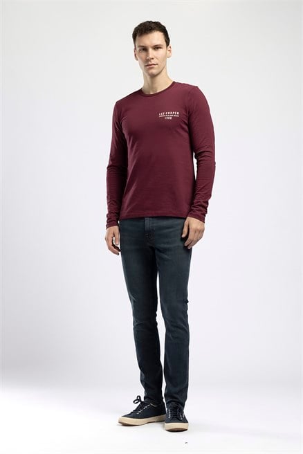 Jeff Erkek Skinny Fit Normal Bel Dar Paça Jean Lacivert