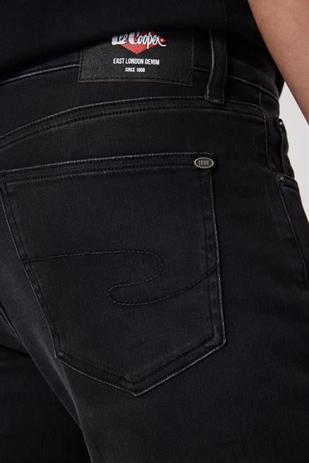 Jeff Erkek Skınny Süper Dar Kesim Normal Bel Dar Paça Jean Pantolon Gri
