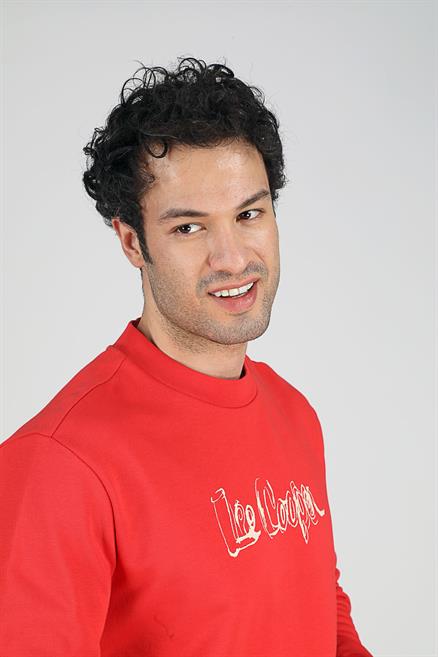 Jeffrey Erkek O Yaka Sweatshirt Kırmızı