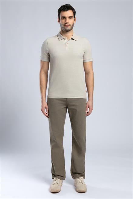 Jody Erkek Polo Yaka T-Shirt Bej