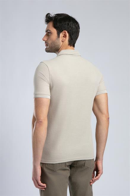 Jody Erkek Polo Yaka T-Shirt Bej