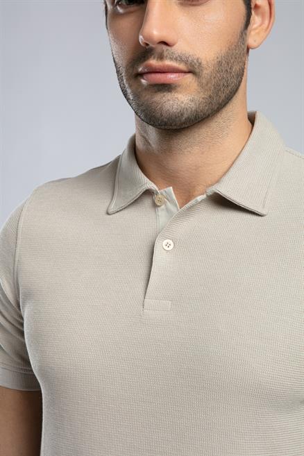 Jody Erkek Polo Yaka T-Shirt Bej