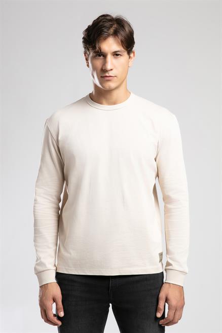 Jordy Erkek O Yaka Sweatshirt Bej