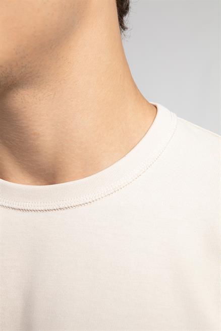 Jordy Erkek O Yaka Sweatshirt Bej