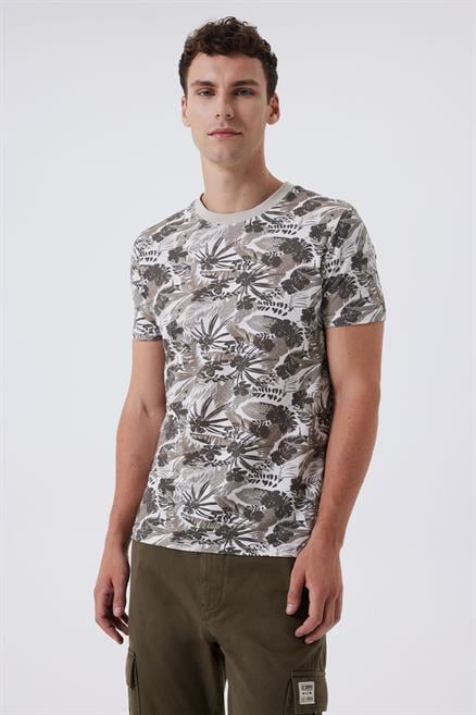 Joseph 1 Erkek %100 Pamuk Polo Yaka Pike T-Shirt Kirik Beyaz