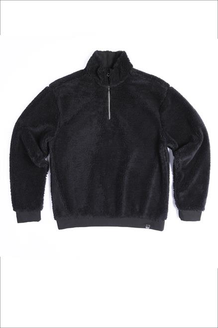 Kenyon Erkek Dik Yaka Sweatshirt Siyah
