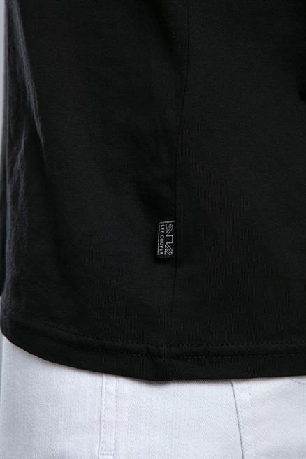 Kite Erkek %100 Pamuk O Yaka T-Shirt Siyah