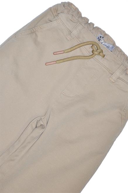Kith Normal Bel Rahat Kesim Bilekte Lastikli Paça Camel Erkek Çocuk Pantolon