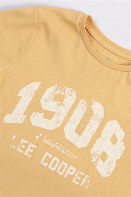 Legos Erkek Çocuk %100 Pamuk O Yaka T-Shirt Hardal