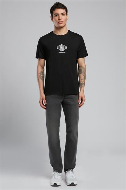 Lev Erkek O Yaka T-Shirt Siyah