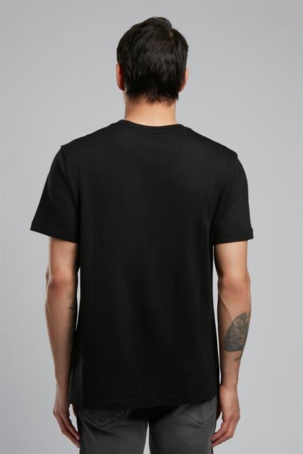 Lev Erkek O Yaka T-Shirt Siyah