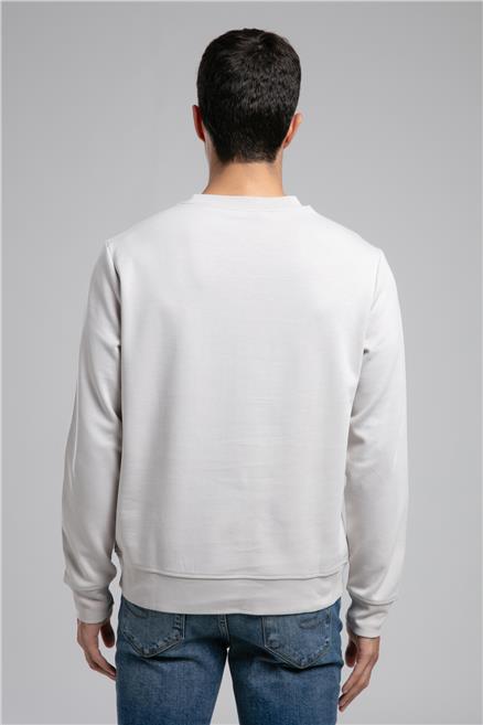 Livos Erkek O Yaka Sweatshirt Taş
