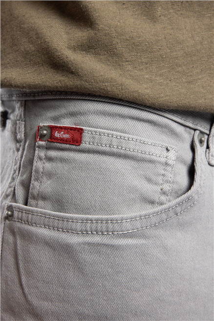 Lonceso Erkek Slim Tapered Fit Şort Gri